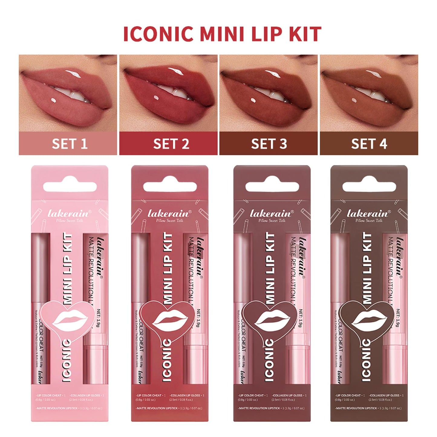 BestLand 12pcs Hydrating Lip Oils + Lip Liner Pencil Lip Combo Sets, 24H Long-Lasting Lip Kit with Lip Liner and Gloss, Nourishing, Non-Sticky Tinted Stain Lip Gloss Plumping Lip Oil Set for Women