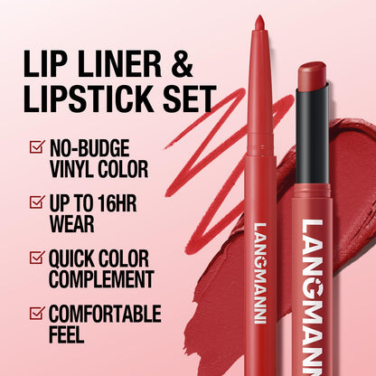 BestLand 12pcs Hydrating Lip Oils + Lip Liner Pencil Lip Combo Sets, 24H Long-Lasting Lip Kit with Lip Liner and Gloss, Nourishing, Non-Sticky Tinted Stain Lip Gloss Plumping Lip Oil Set for Women