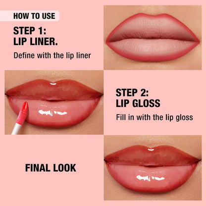 BestLand 12pcs Hydrating Lip Oils + Lip Liner Pencil Lip Combo Sets, 24H Long-Lasting Lip Kit with Lip Liner and Gloss, Nourishing, Non-Sticky Tinted Stain Lip Gloss Plumping Lip Oil Set for Women