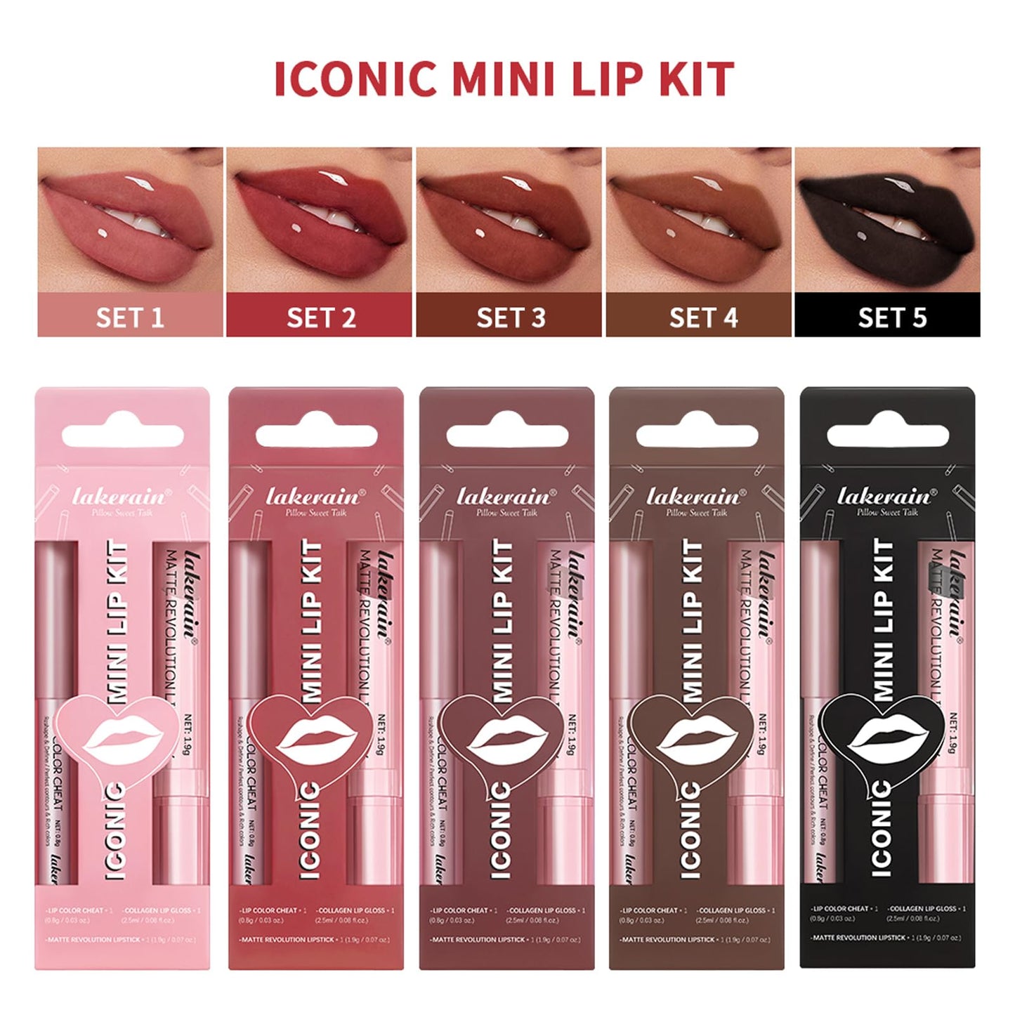 BestLand 12pcs Hydrating Lip Oils + Lip Liner Pencil Lip Combo Sets, 24H Long-Lasting Lip Kit with Lip Liner and Gloss, Nourishing, Non-Sticky Tinted Stain Lip Gloss Plumping Lip Oil Set for Women