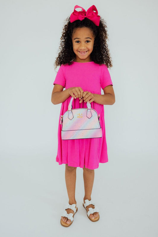 Princess Glitter Girl's Crossbody Purse