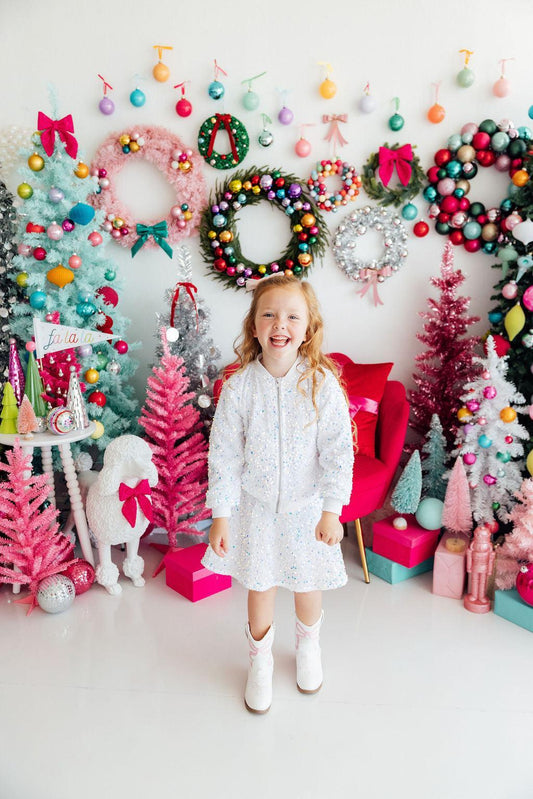 White Velvet Sequin Jacket